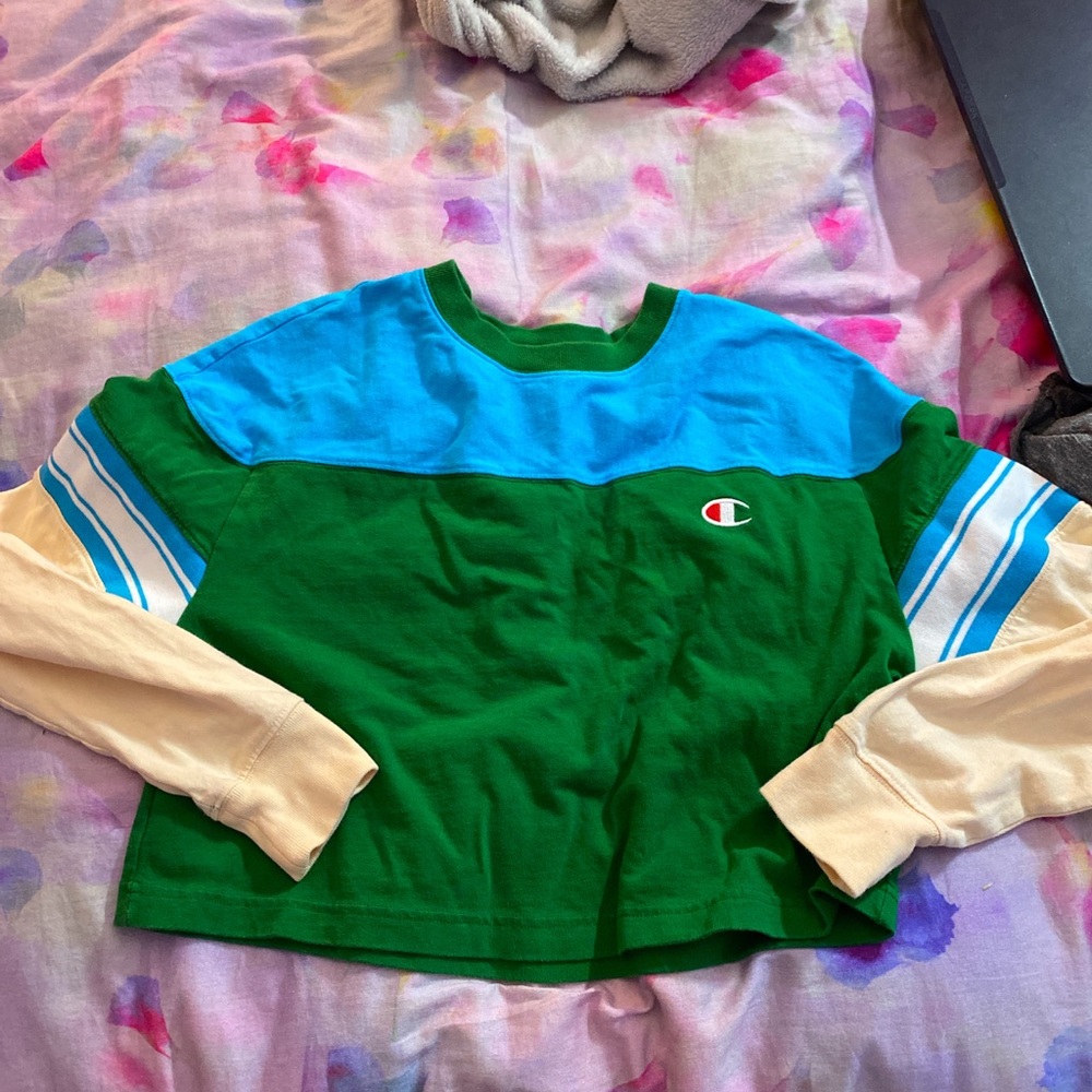 cropped champion long sleeve
